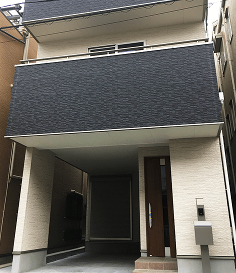 大阪市港区　戸建て建設